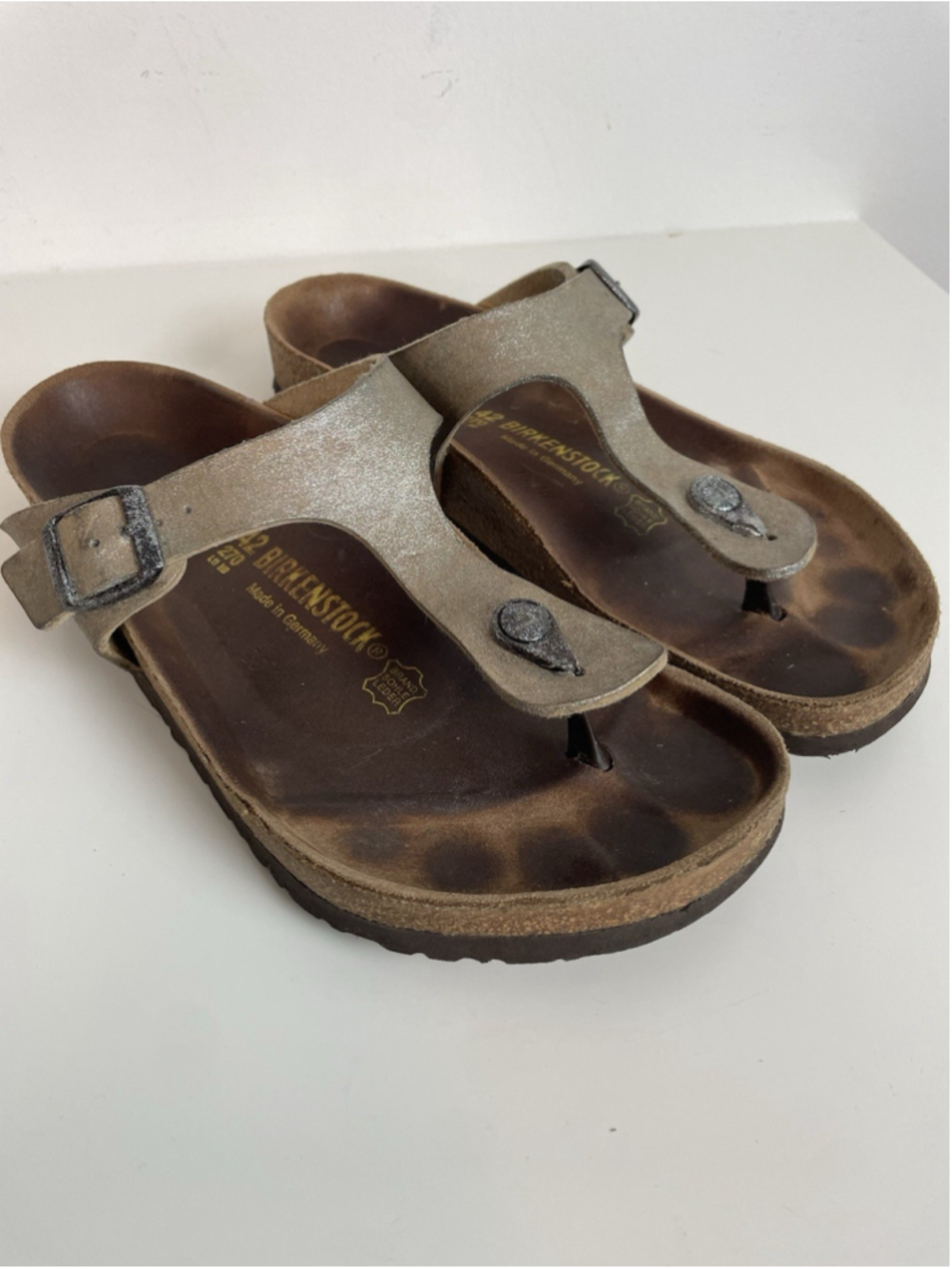 Birkenstock Gizeh Metallic Sandals Men's 9 Unisex M9 W11